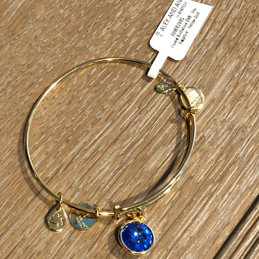 Sapphire Alex and Ani bracelet